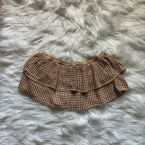 KIMCHI BLUE: RUFFLE TUBE TOP- SIZE S - Picture 6 of 6